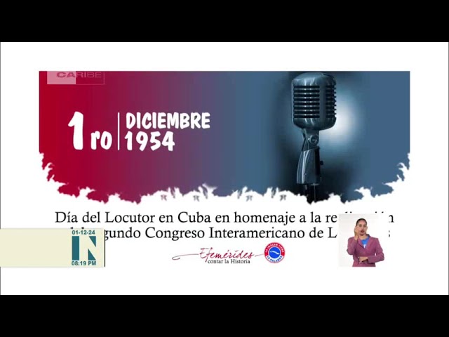 ⁣Autoridades en Cuba felicitan a los locutores en su día