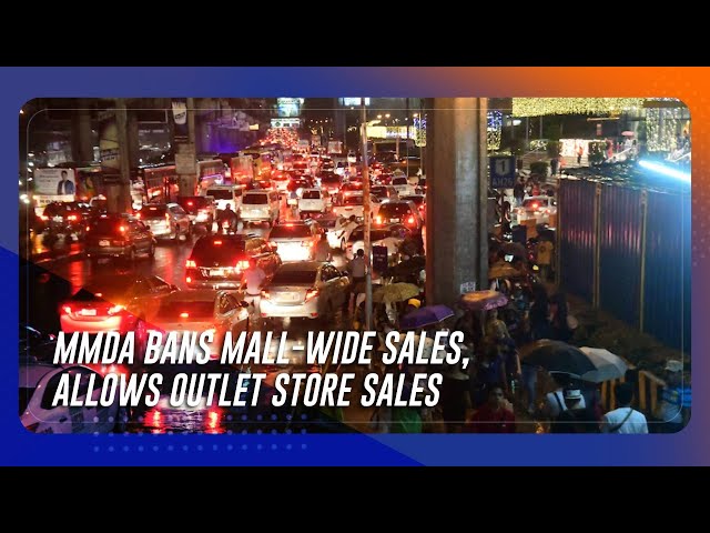 ⁣MMDA prohibits mall-wide sales, allows outlet store sales | ABS-CBN News