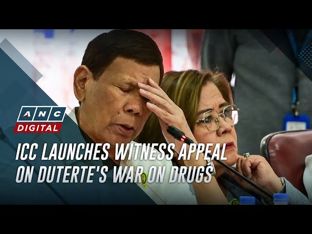 ⁣ICC launches witness appeal on Duterte's war on drugs