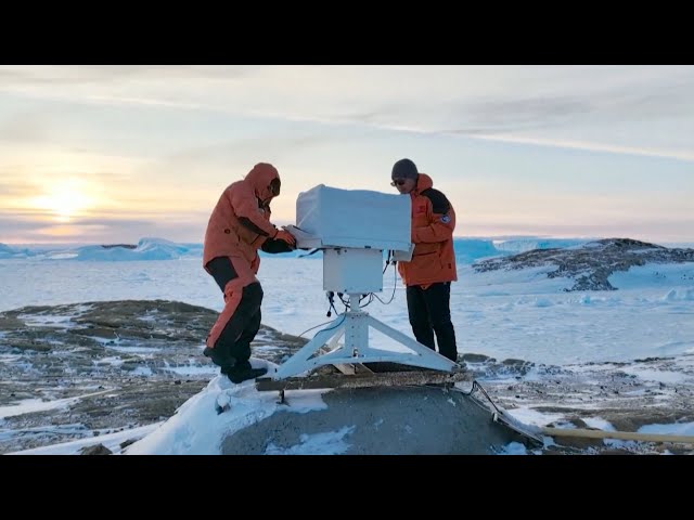 ⁣China's first overseas atmospheric background station starts operation in Antarctica