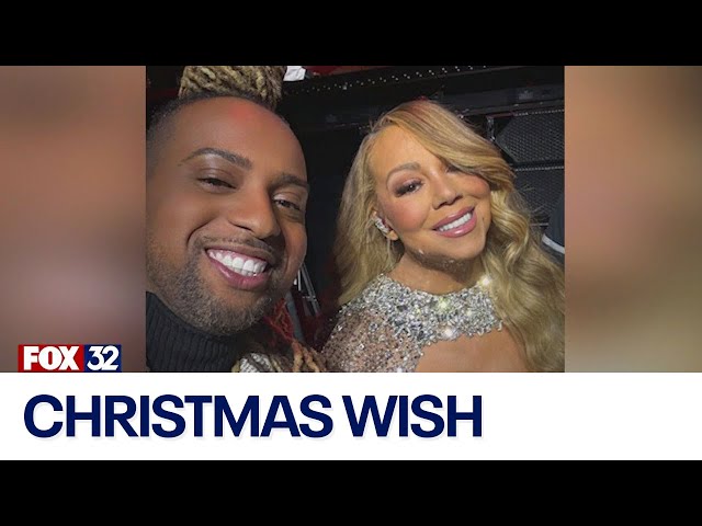 ⁣Chicago couple's Christmas wish comes true with Mariah Carey's help