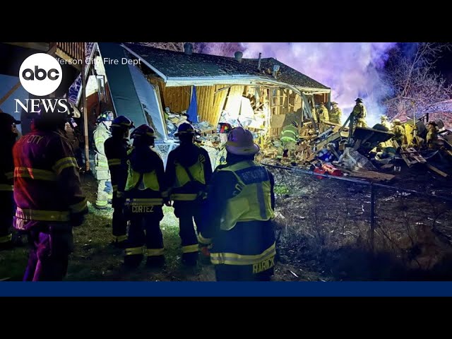 ⁣6 rescued from house explosion