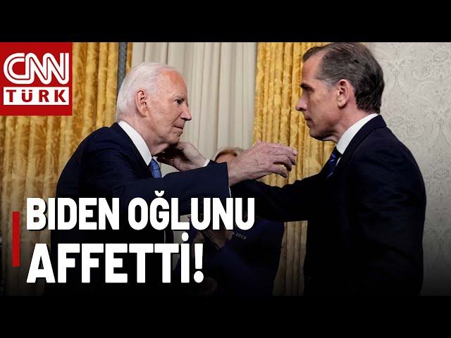 ⁣Biden'dan ABD Gündemine Oturan Karar! Başkanlık Affıyla Oğlu Hunter Biden'ı Affetti!