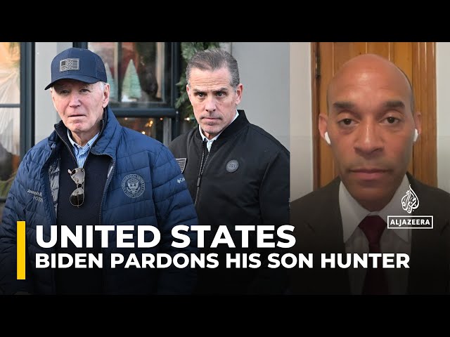 ⁣US President Joe Biden pardons his son: Hunter Biden had been facing possible prison time