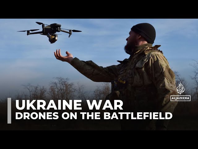 ⁣Drones in battle: Ukrainian army using drones to slow Russian advance