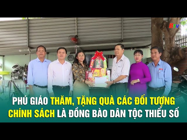 ⁣Phú Giáo thăm, tặng quà các đối tượng chính sách là đồng bào dân tộc thiểu số