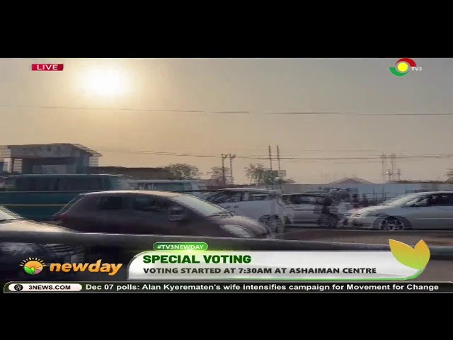 ⁣#TV3NewDay: Special voting underway