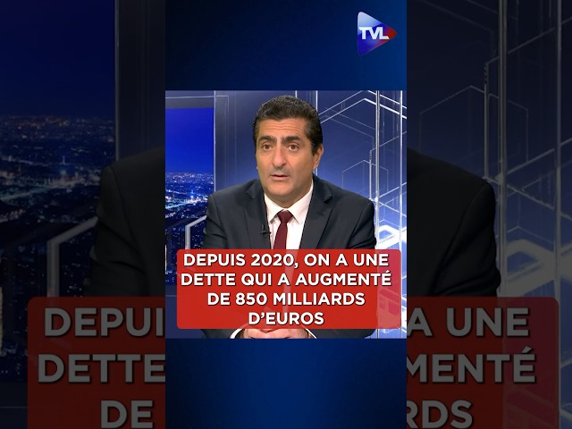 ⁣"Depuis 2020 on a une dette publique qui a augmenté de 850 milliards d'euros"