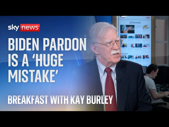 ⁣John Bolton says Hunter Biden pardon is a 'huge mistake'