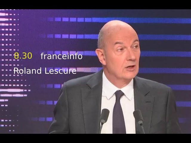 ⁣Le "8h30 franceinfo" de Roland Lescure, lundi 2 décembre 2024