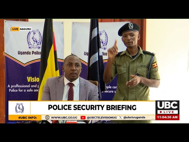 ⁣LIVE: POLICE SECURITY BRIEFING IN NAGURU | DECEMBER 2, 2024