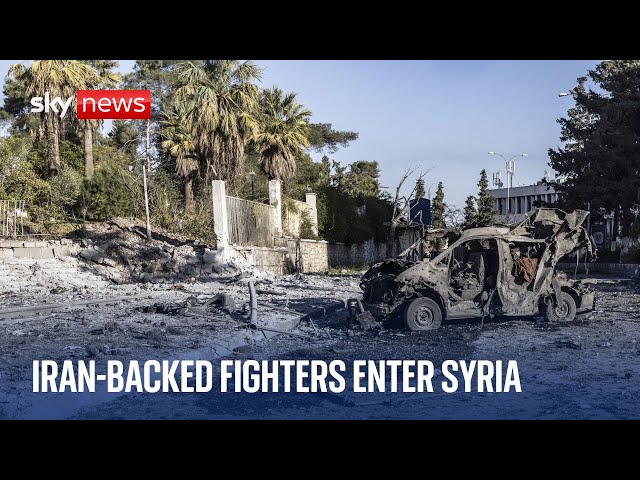 ⁣Iran-backed fighters enter Syria as Russian and Syrian forces strike rebel positions