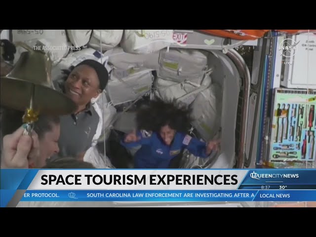 ⁣Commercial space tourism experiences available