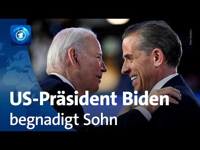 US-Präsident Joe Biden begnadigt Sohn Hunter