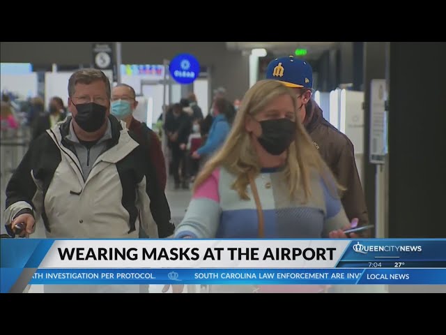 ⁣Analysis: Wearing masks at the airport