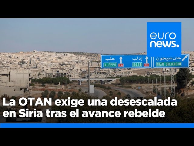 ⁣Varios países de la OTAN exigen una desescalada en Siria tras el avance rebelde en Alepo