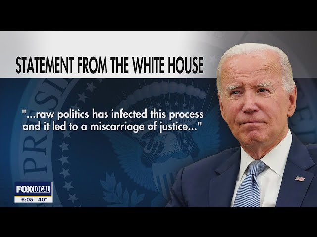 ⁣Joe Biden pardons son Hunter Biden after months of denial