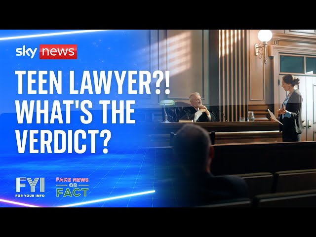 ⁣FYI: Teen lawyer - what's the verdict?