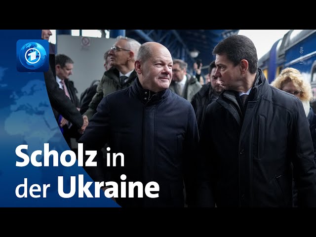 Bundeskanzler Scholz in der Ukraine