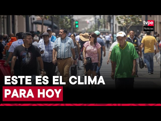 ⁣​El Tiempo en TVPerú: el pronóstico del clima para hoy, lunes 2 de diciembre, según Senamhi