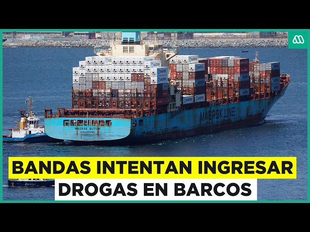 ⁣Alerta en puertos de Chile: Bandas intentan ingresar drogas en barcos