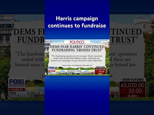 ⁣Harris campaign continues to ask for donations following election loss #shorts