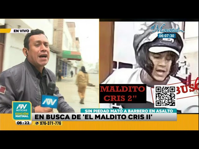 ⁣'Maldito Cris 2': Autoridades buscan a delincuente que asesinó a barbero sin piedad