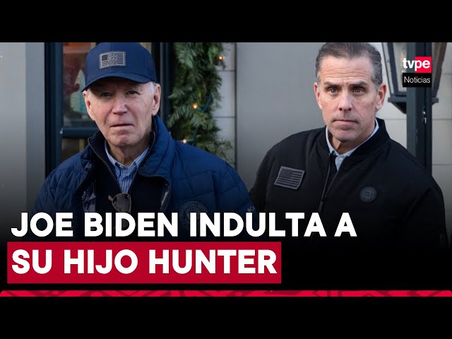 ⁣Joe Biden indulta a su hijo Hunter en las semanas finales de su presidencia