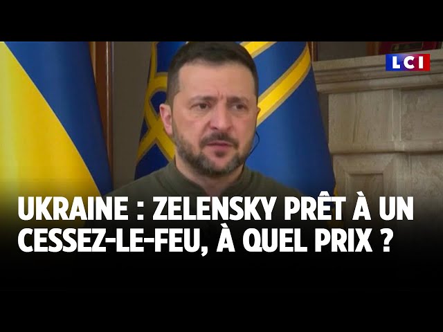 ⁣Guerre en Ukraine : Zelensky prêt à un cessez-le-feu, à quel prix ?｜LCI