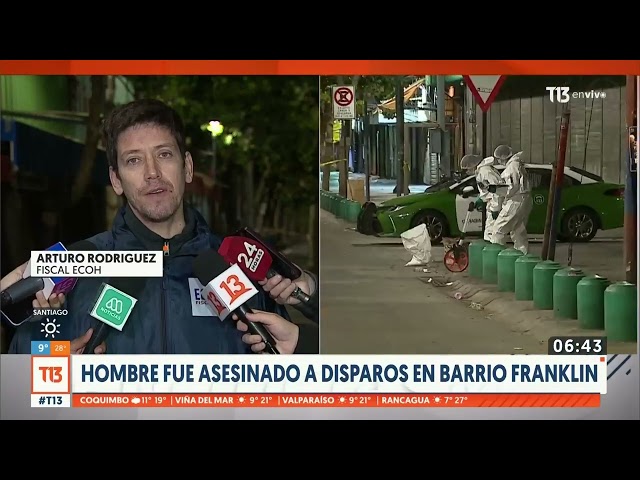 ⁣Hombre fue asesinado a disparos en Barrio Franklin