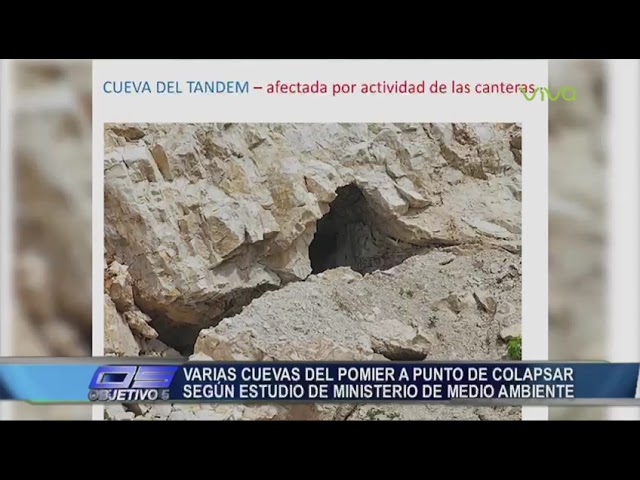 ⁣Varias cuevas del Pomier a punto de colapsar