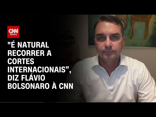 ⁣"É natural recorrer a cortes internacionais”, diz Flávio Bolsonaro à CNN | BASTIDORES CNN