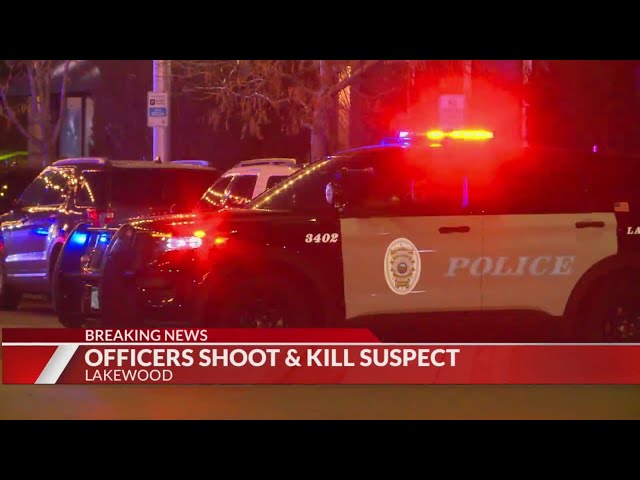 ⁣1 dead after officer fired shot near Belmar shopping venter in Lakewood