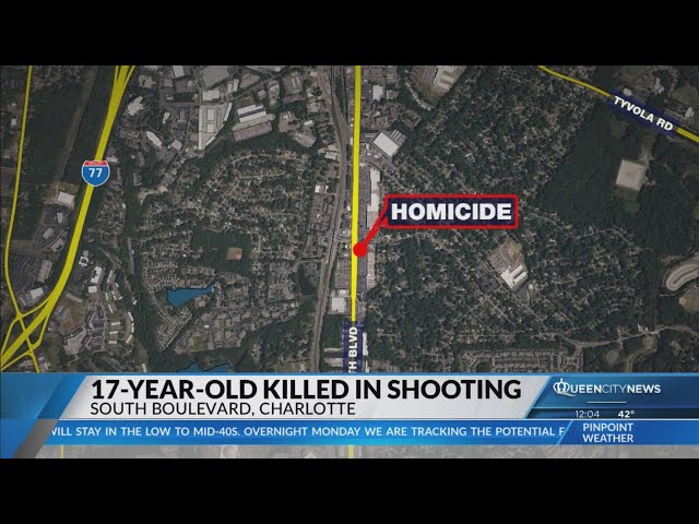 ⁣17-year-old killed in south Charlotte homicide Sunday night