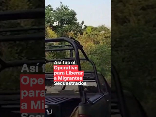 ⁣Operativo para liberar a migrantes secuestrados en Chiapas #nmas #shorts #chiapas