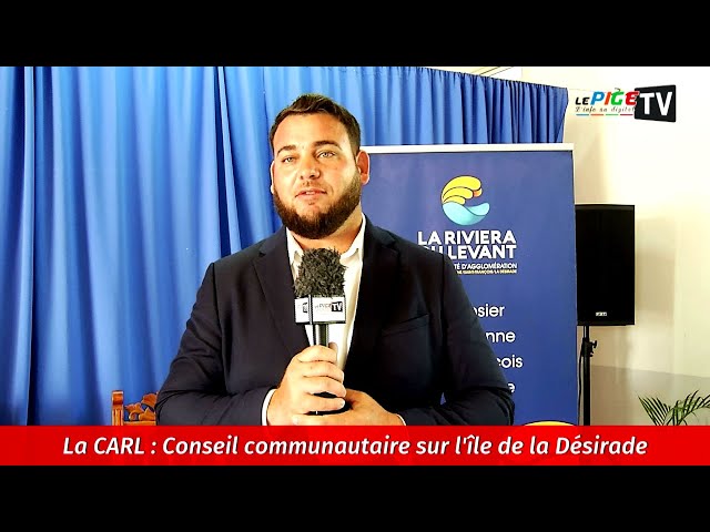 ⁣La CARL : Conseil communautaire sur l'île de la Désirade