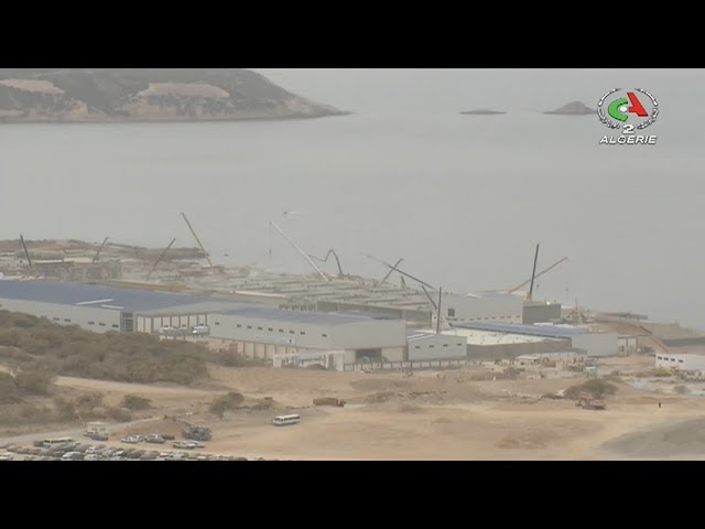 ⁣Dernière ligne droite pour l'usine de dessalement d'eau de mer de cap BLANC à Oran