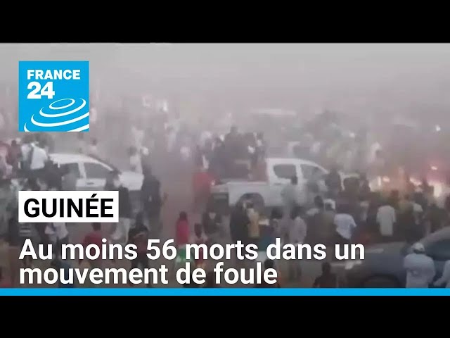 ⁣Guinée : au moins 56 morts dans une bousculade lors d'un match de football • FRANCE 24