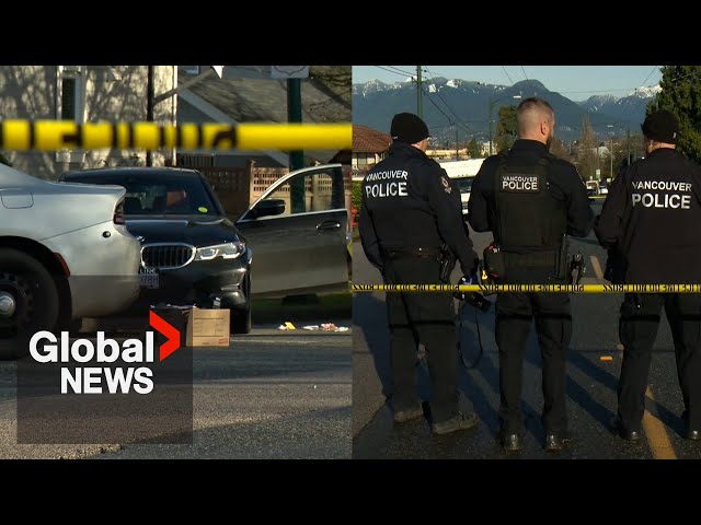 ⁣Vancouver police shoot suspect involved in violent carjacking