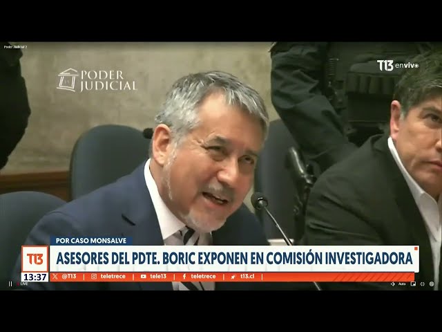 ⁣En tensa sesión, asesores del presidente Boric exponen en Comisión Investigadora por caso Monsalve