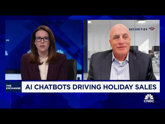 ⁣AI chat bots help people find deals during holiday shopping season, says BofA's Justin Post