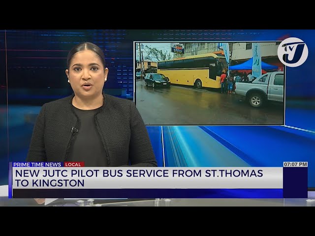 New JUTC Pilot Bus Service from St. Thomas to Kingston | TVJ News