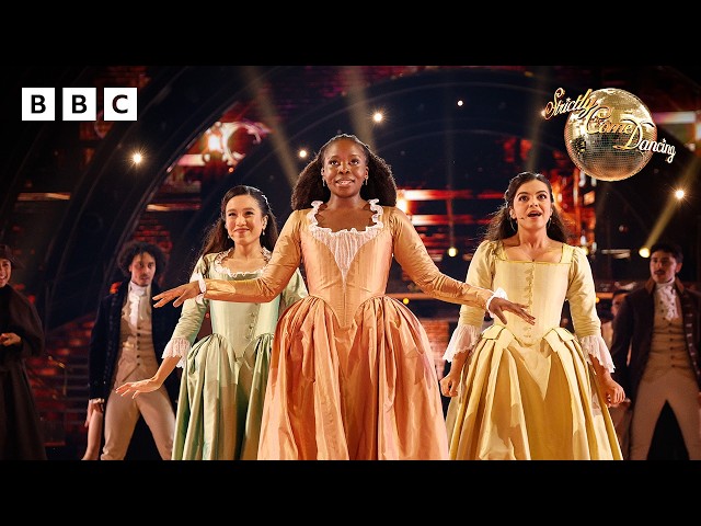 ⁣Hamilton perform The Schuyler Sisters in the Strictly Ballroom ⭐ - BBC