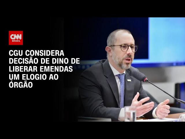 ⁣CGU considera decisão de Dino de liberar emendas um elogio ao órgão | CNN 360º