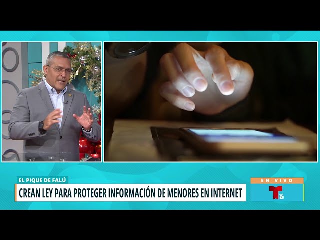 ⁣Ley busca proteger información de menores en el internet