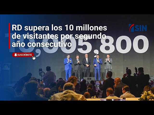 ⁣RD supera los 10 millones de visitantes por segundo año consecutivo, dice ministro de Turismo