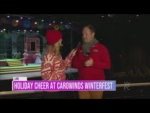 ⁣Swinging into the holidays with musical merriment at Carowinds Winterfest