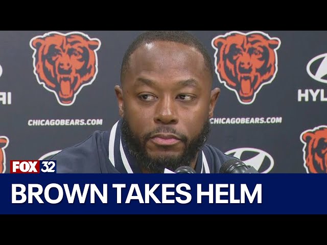 ⁣Thomas Brown speaks on his promotion to Chicago Bears interim head coach