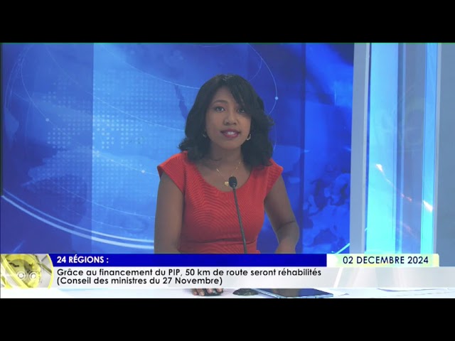 ⁣LE JOURNAL DU  02 DECEMBRE 2024 BY TV PLUS MADAGASCAR