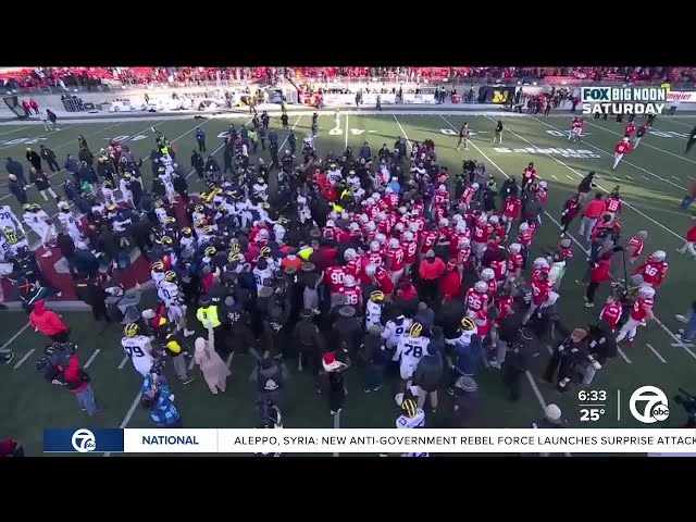 ⁣Big Ten fines Michigan and Ohio State $100,000 each for postgame melee